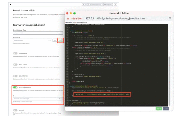 Email API Activation